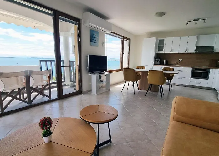 под наем 4-стаен с изумителна фронтална гледка море, Sun Coast влас Apartman Szveti Vlasz